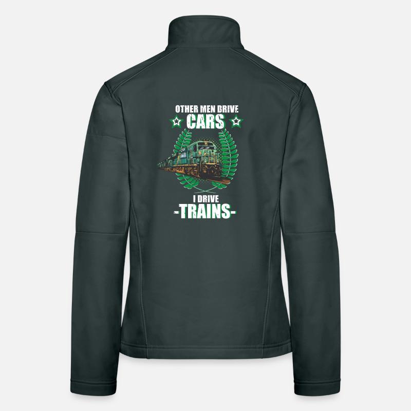 Trains Railway Decoy Driver Train Gift Women's Softshell Jacket