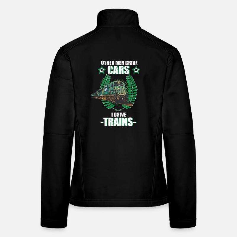 Trains Railway Decoy Driver Train Gift Women's Softshell Jacket