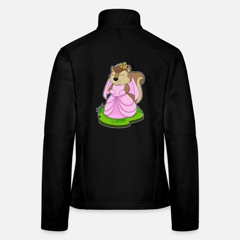 Eichhörnchen Braut Schleier Hochzeit Frauen Softshelljacke