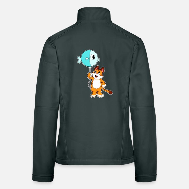 Tiger Balloon Women's Softshell Jacket