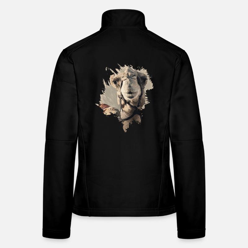 Kamelkopf Kamel Frauen Softshelljacke