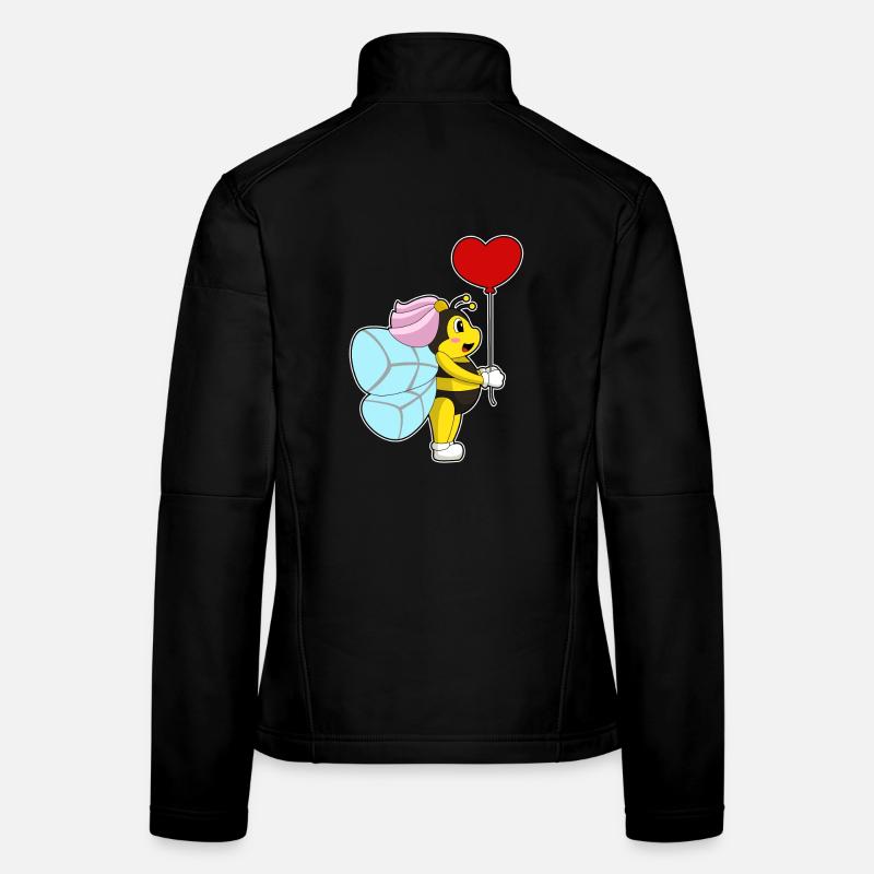 Mariage en ballon Bee Bride Veste en tissu softshell Femme