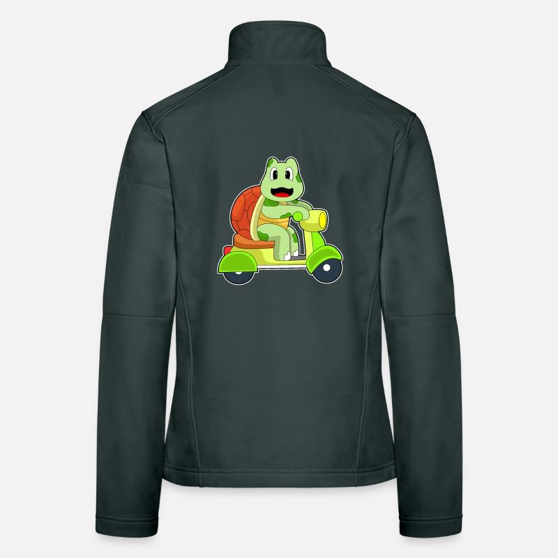 Turtle Scooter Veste en tissu softshell Femme