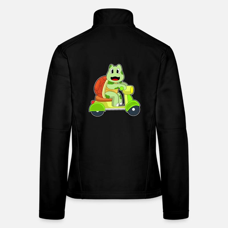 Turtle Scooter Veste en tissu softshell Femme
