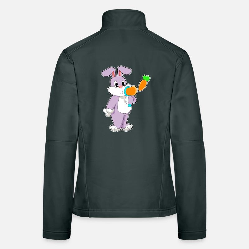 Bunny Soap Bubbles Women's Softshell Jacket