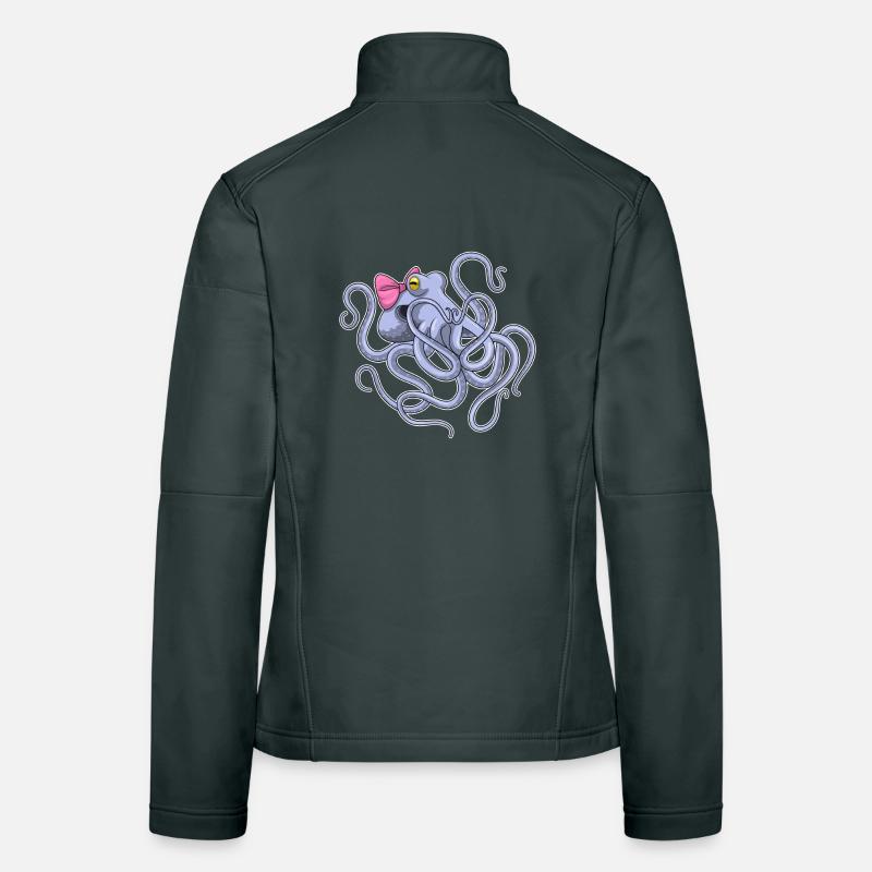 Boucle de pieuvre Veste en tissu softshell Femme