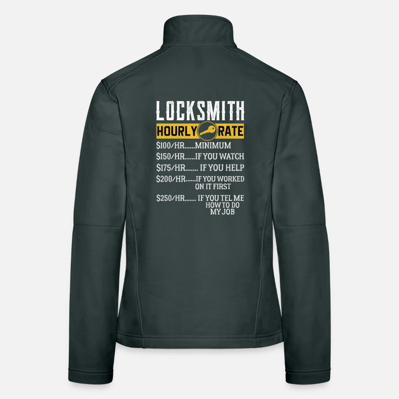 Locksmith Hourly rates Locksmith Women's Softshell Jacket
