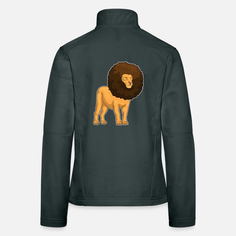 Coiffure Lion Afro Veste en tissu softshell Femme