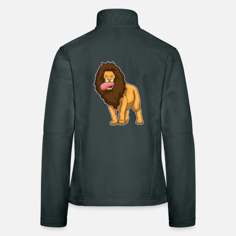 Löwe Fleisch Frauen Softshelljacke