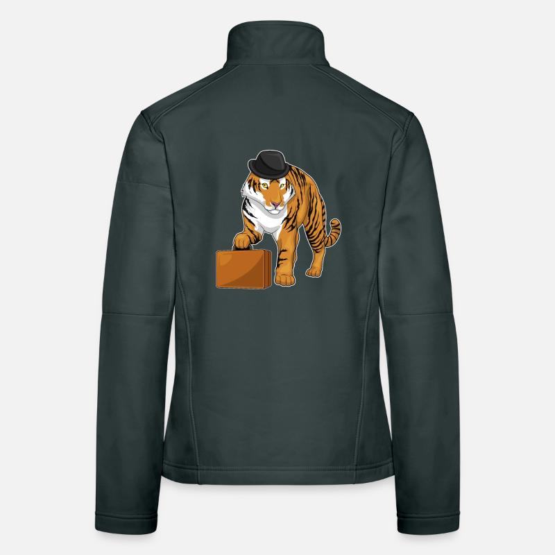 Porte-documents Tiger Veste en tissu softshell Femme