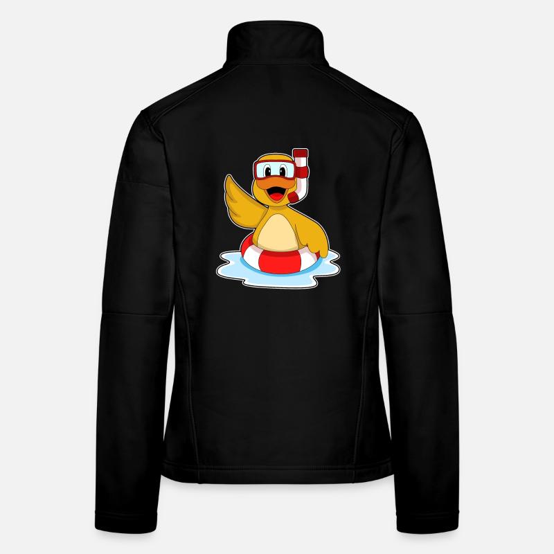 Natation de canards Ring Été Veste en tissu softshell Femme