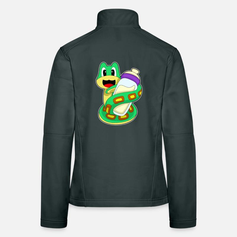 Lait de bébé Snake Veste en tissu softshell Femme