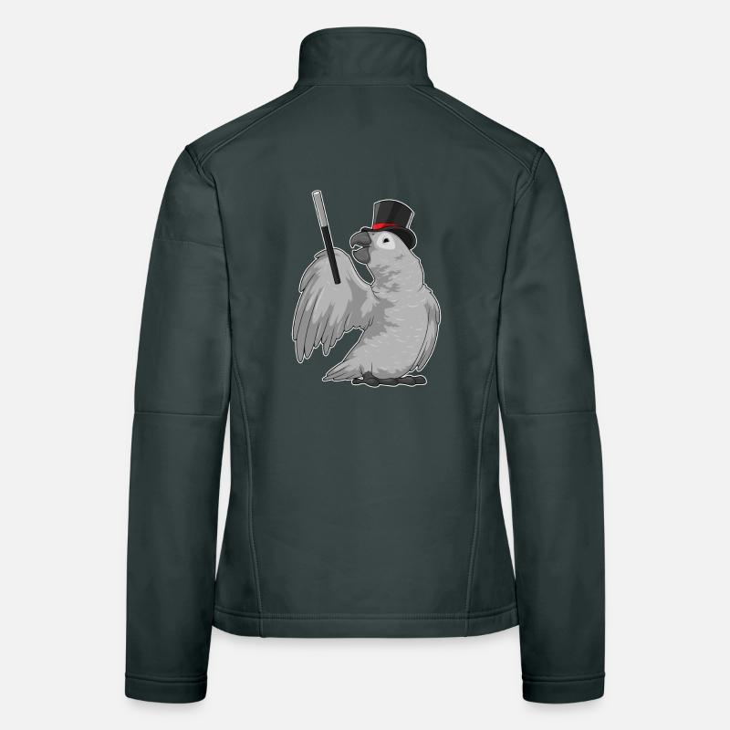 Parrot Wizard Wand Women's Softshell Jacket