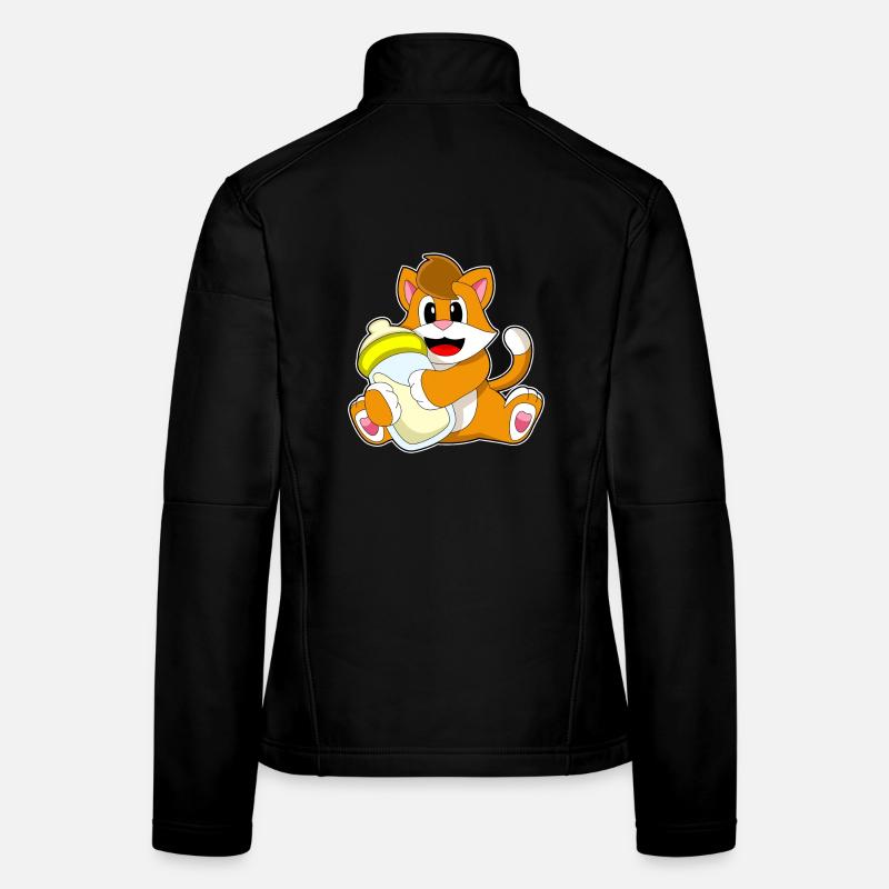 Lait biberon pour chat Veste en tissu softshell Femme