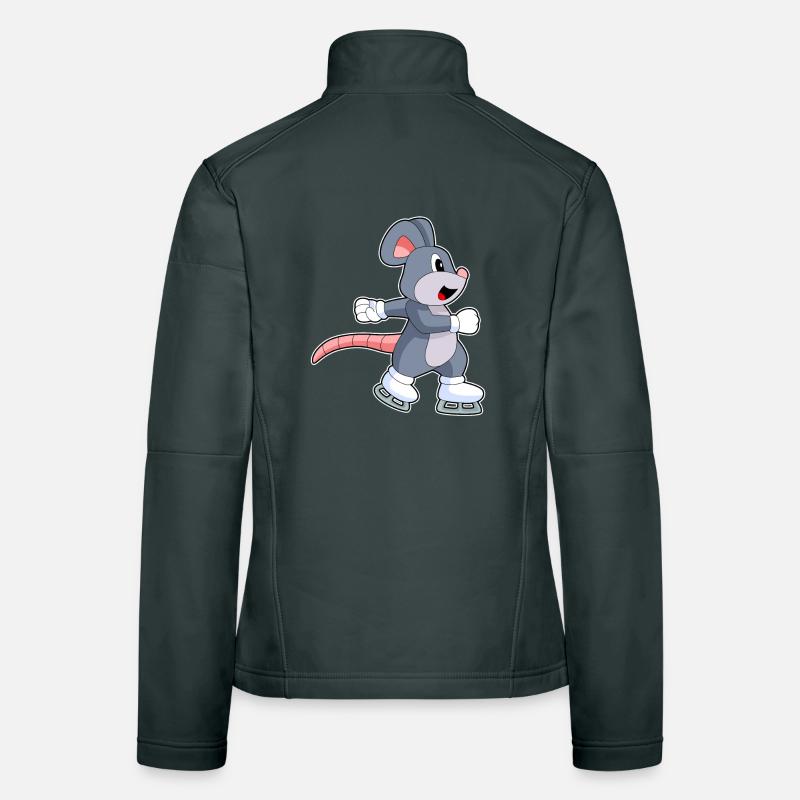 Maus Eislaufen Schlittschuhe Frauen Softshelljacke