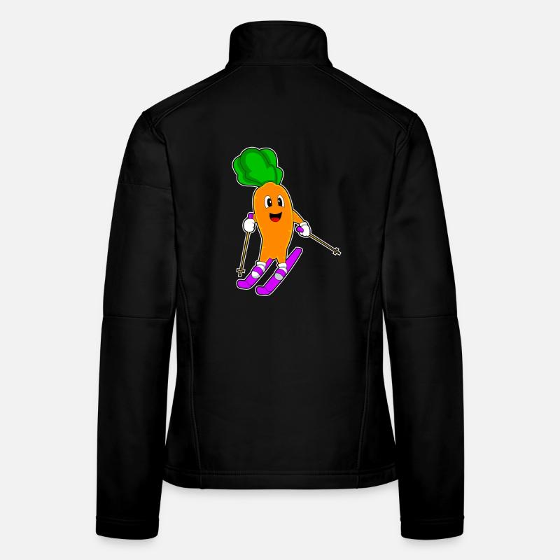 Karotte Skifahrer Ski Frauen Softshelljacke