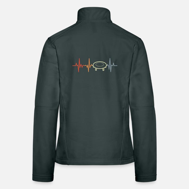 Trampolin Herzschlag Frauen Softshelljacke