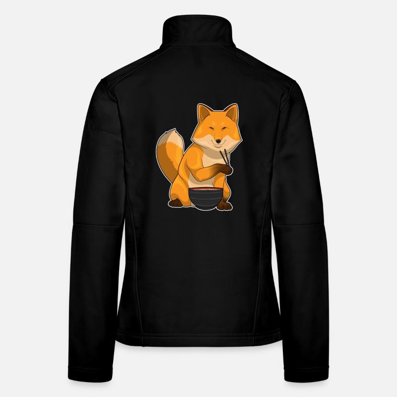 Fuchs Ramen Schüssel Frauen Softshelljacke
