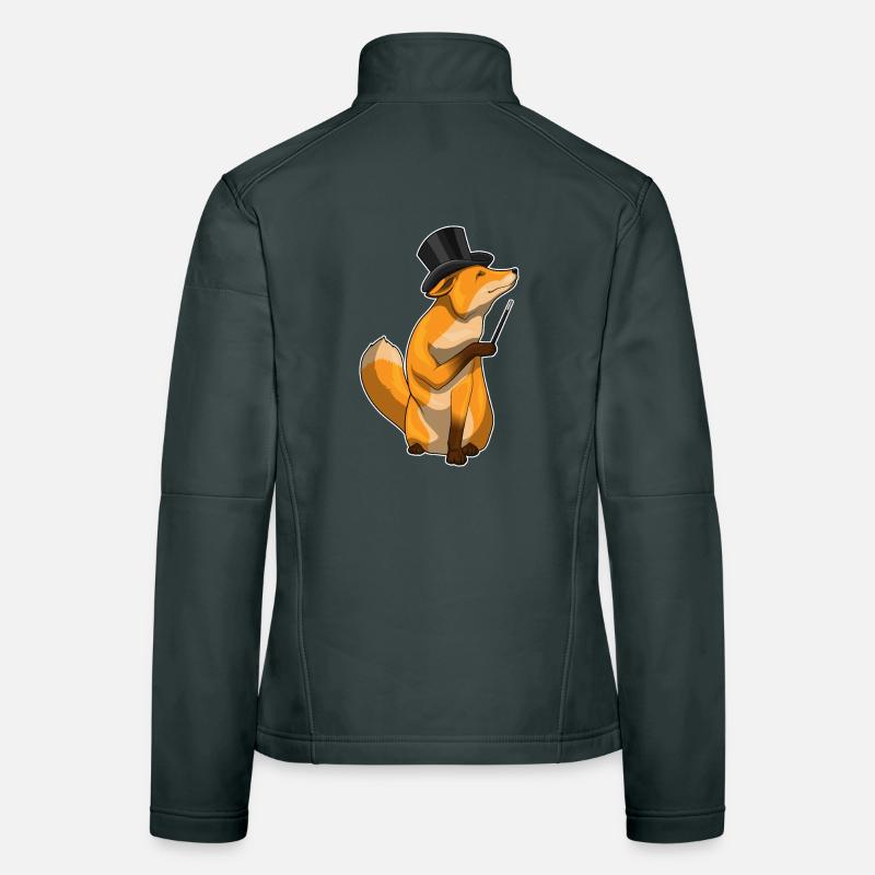 Fuchs Zauberer Zauberstab Frauen Softshelljacke