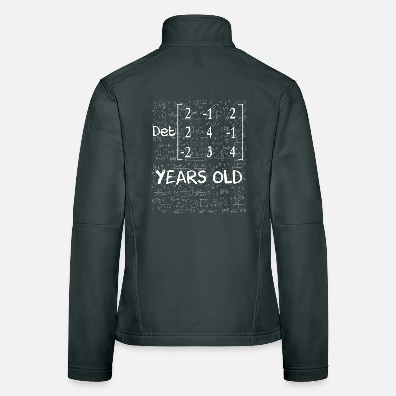 72. Geburtstag 72 Jahre Matrixdeterminante Frauen Softshelljacke