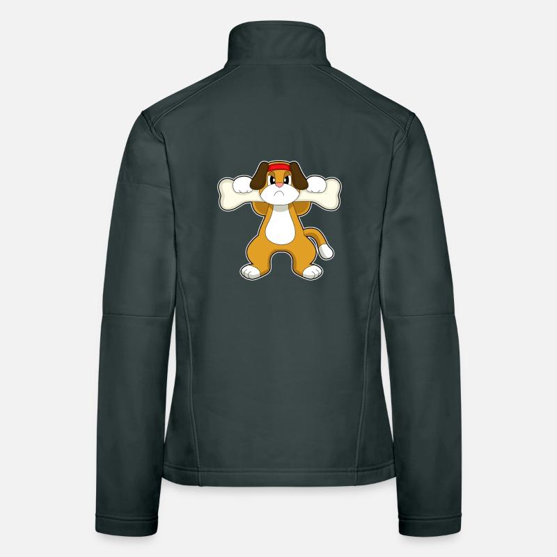 Dog Bones Women's Softshell Jacket