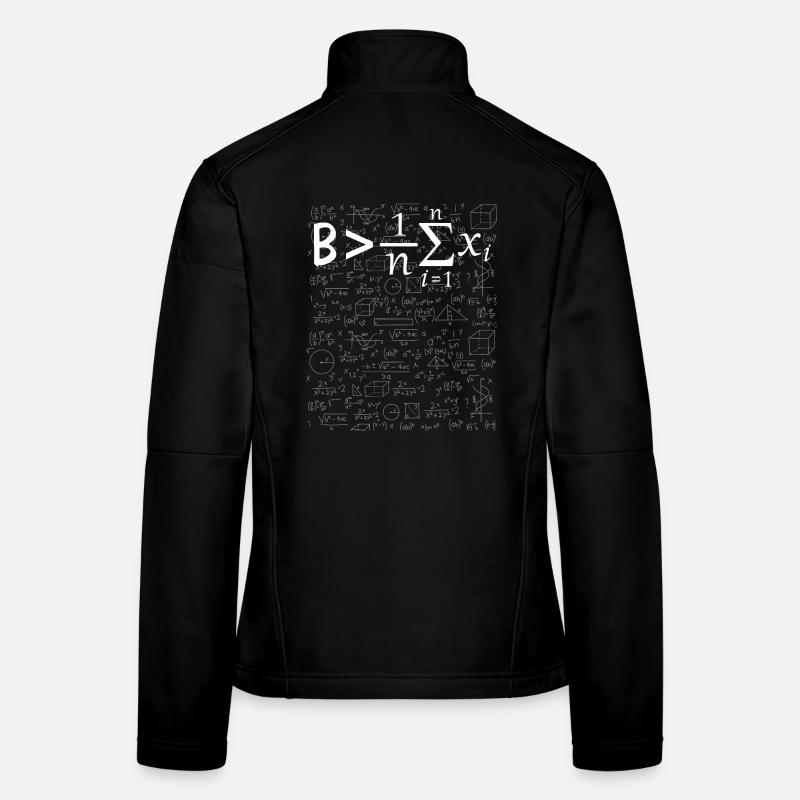 Die Mathe-Inspiration ist überdurchschnittlich gut Frauen Softshelljacke