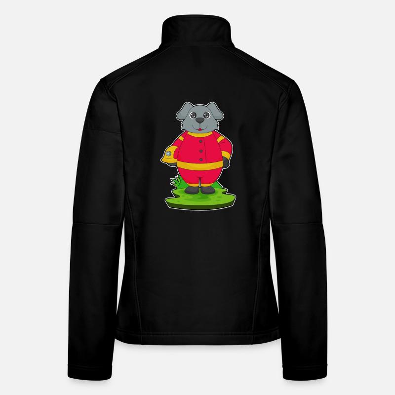 Dog Firefighter Fire Brigade Women's Softshell Jacket