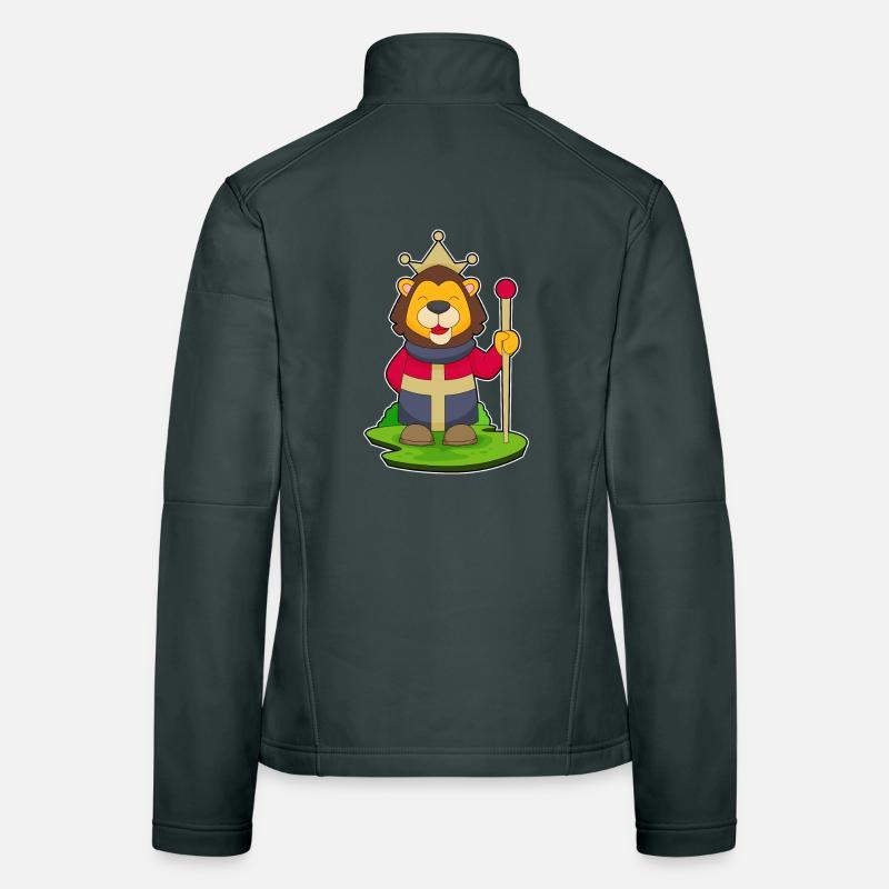 Löwe Krone Frauen Softshelljacke