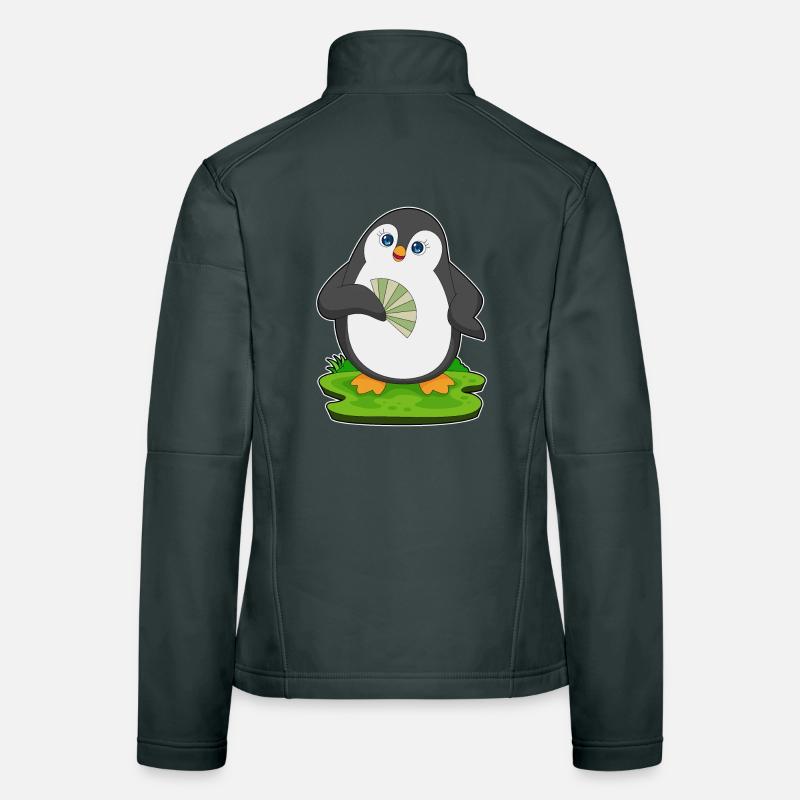 Pingouin Éventail à main Veste en tissu softshell Femme