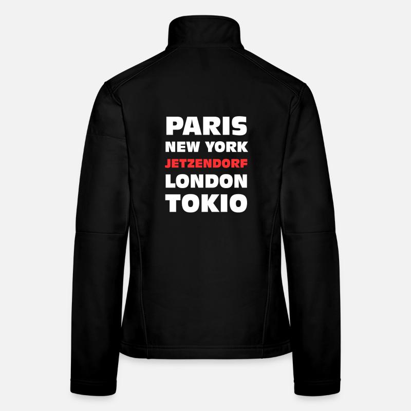 Jetzendorf Bavière drôle Veste en tissu softshell Femme