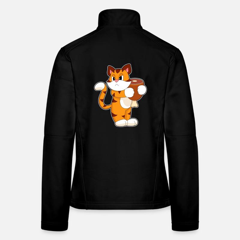 Viande de tigre Veste en tissu softshell Femme