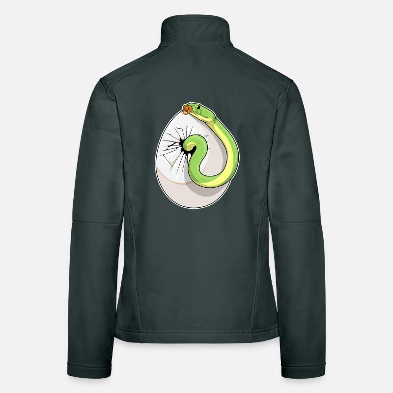 Tétine Serpent Bébé Veste en tissu softshell Femme