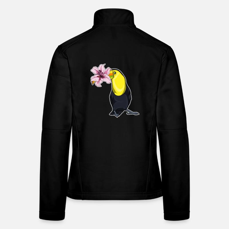 Lys toucan Veste en tissu softshell Femme