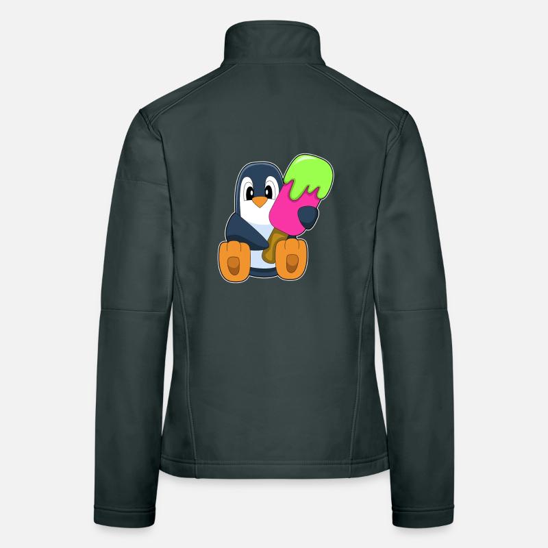 Popsicle pingouin Veste en tissu softshell Femme
