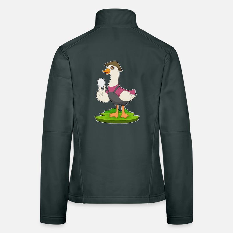 Ferme d’œufs de Duck Farmer Veste en tissu softshell Femme