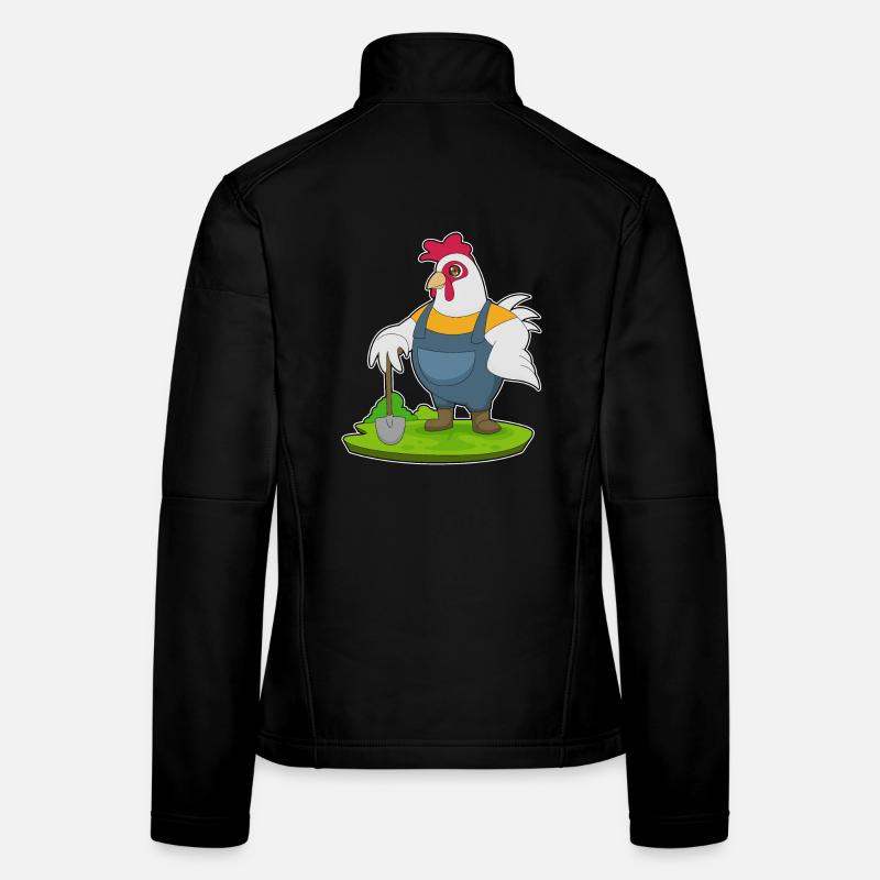 Ferme de pelles Rooster Farmer Veste en tissu softshell Femme