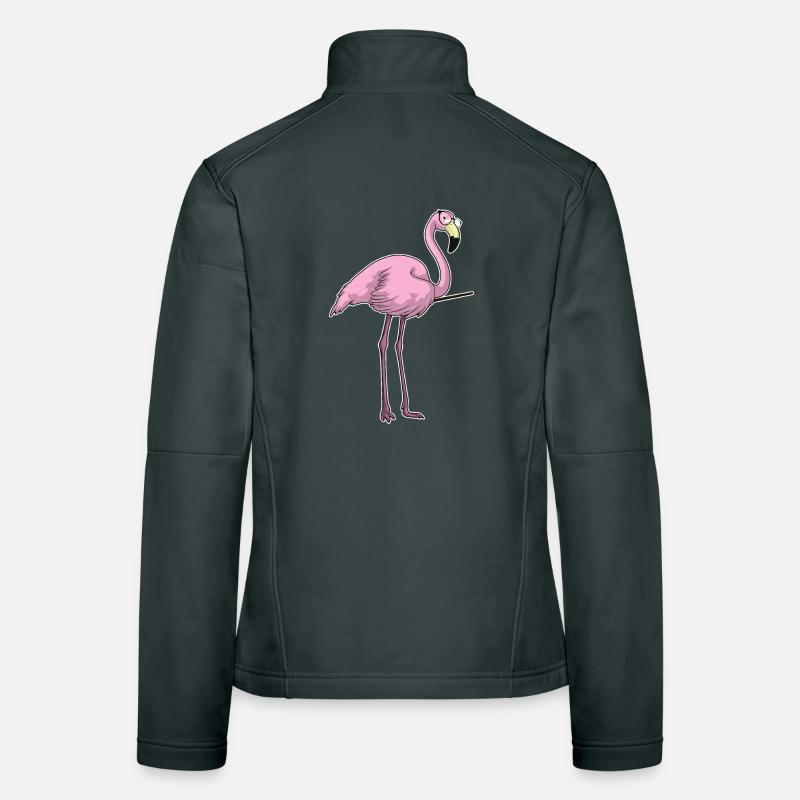 Flamingo Teacher Pointer Veste en tissu softshell Femme