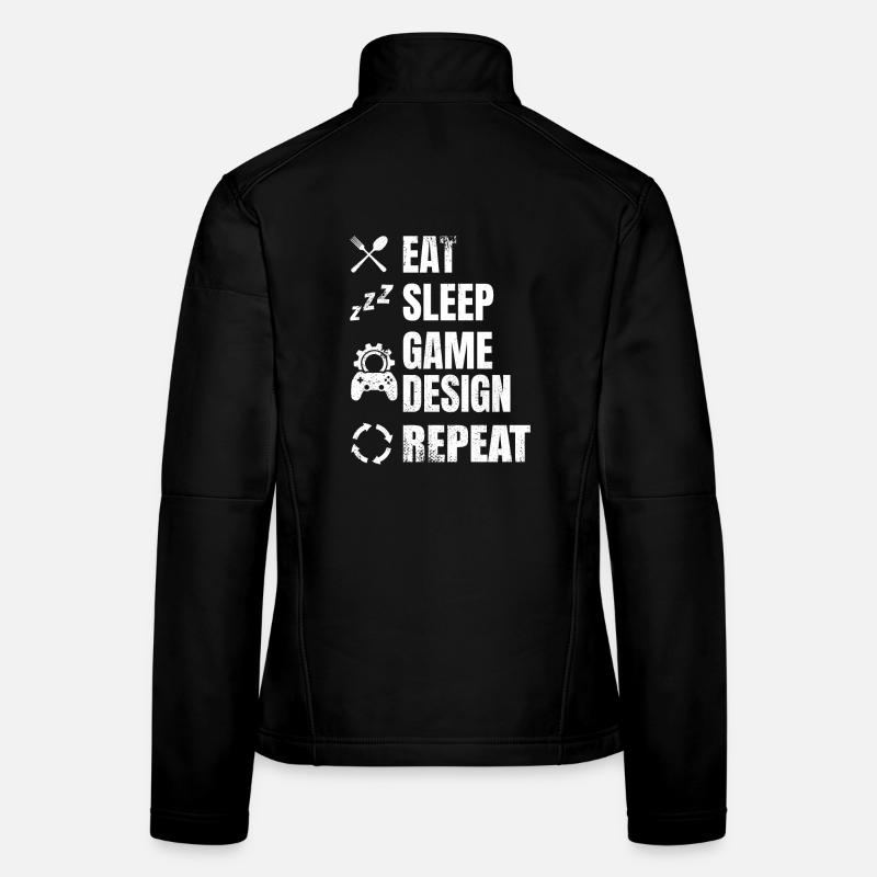 Routine du concepteur de jeu Veste en tissu softshell Femme