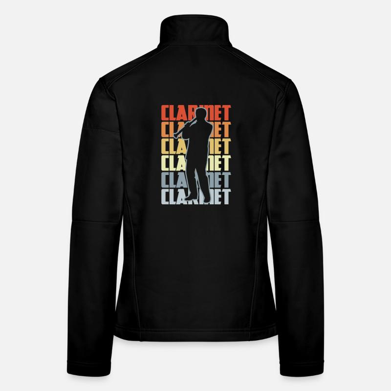 Vintage clarinet Women's Softshell Jacket