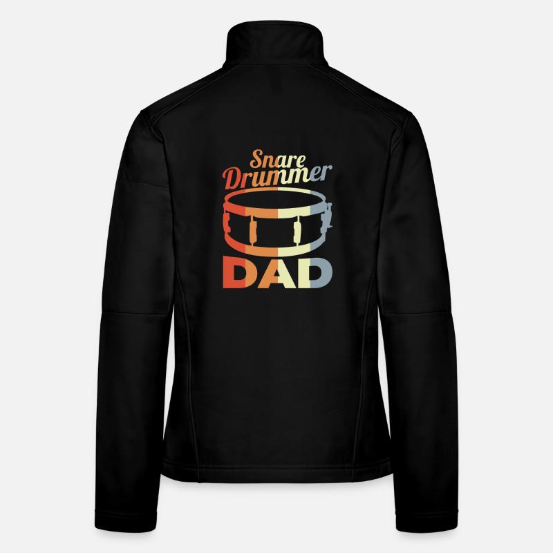 Trommler Papa Frauen Softshelljacke