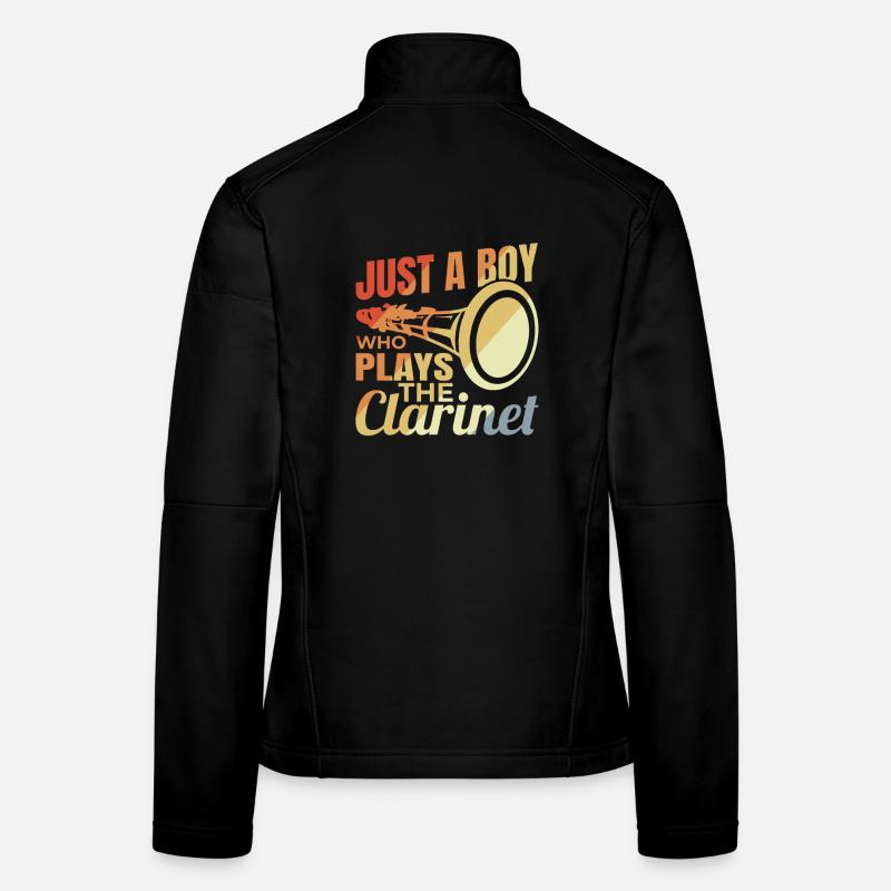 Young clarinet player Women's Softshell Jacket