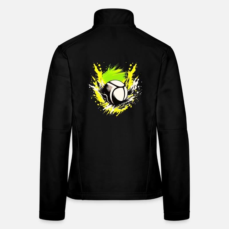 Volleyball Logo Frauen Softshelljacke