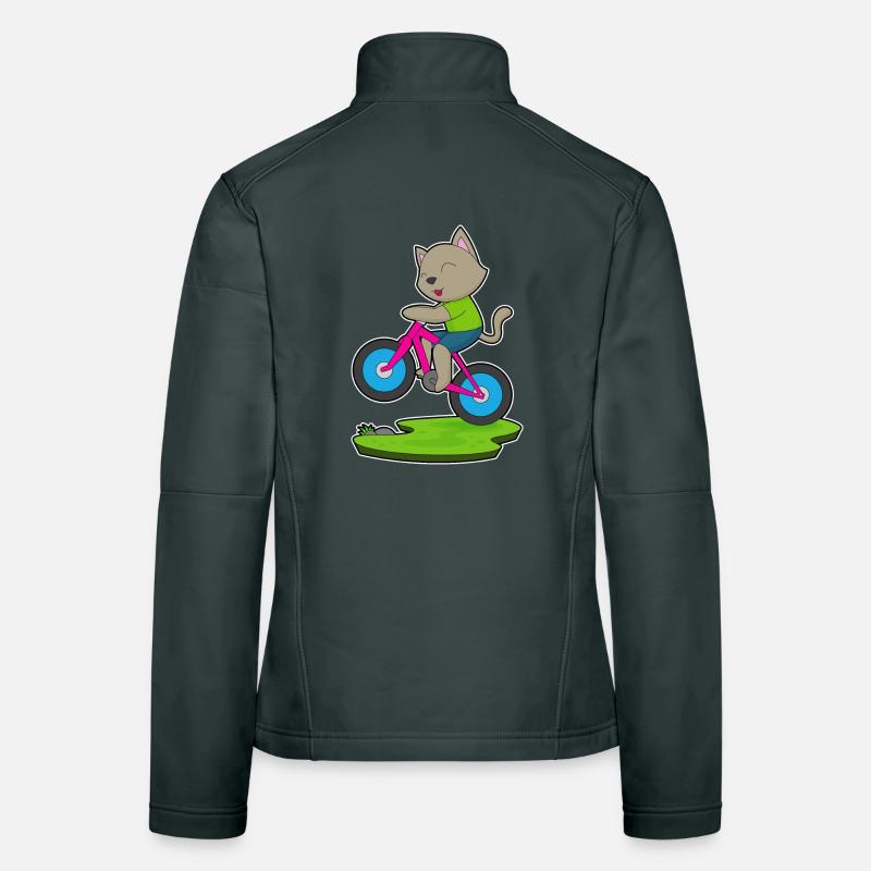 Vélo chat Veste en tissu softshell Femme