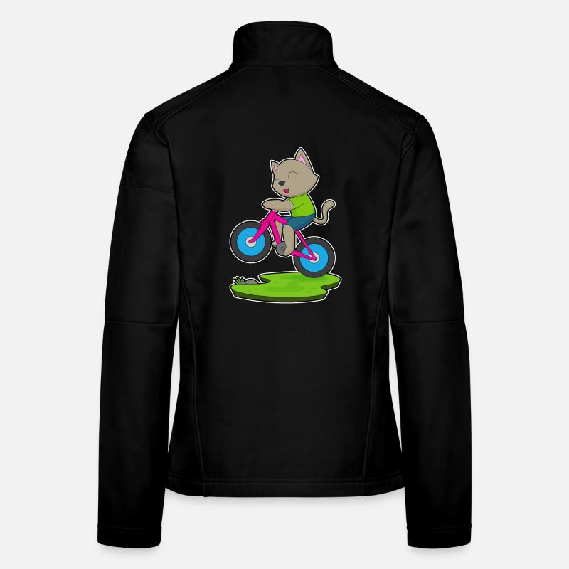 Vélo chat Veste en tissu softshell Femme