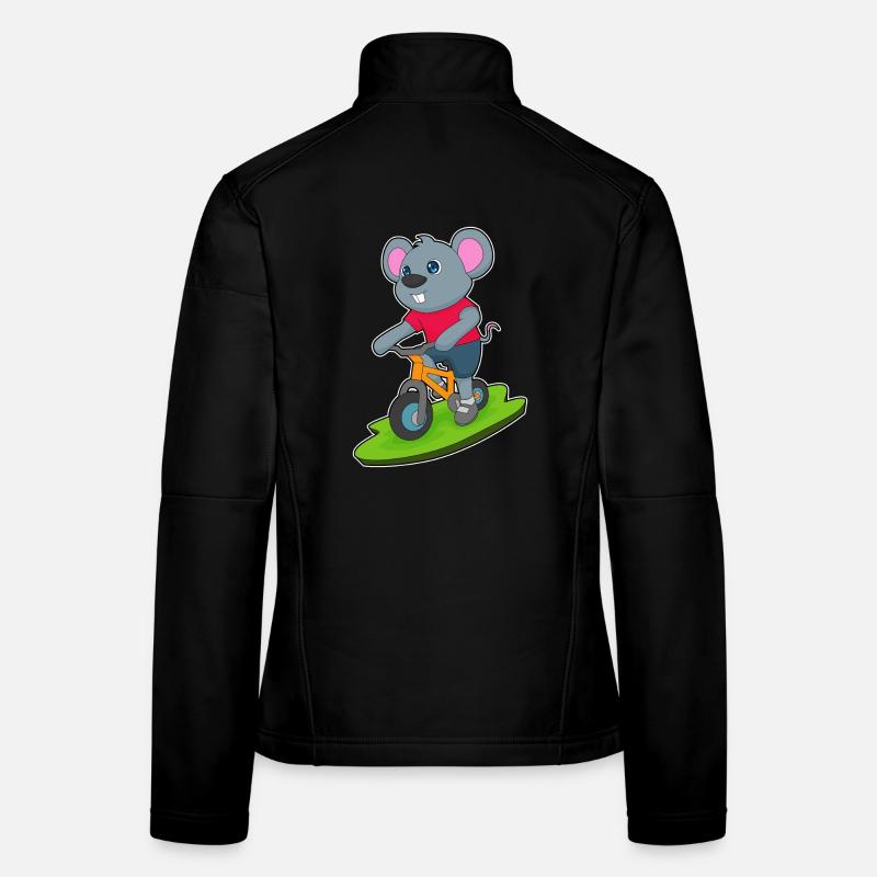 Vélo souris Veste en tissu softshell Femme