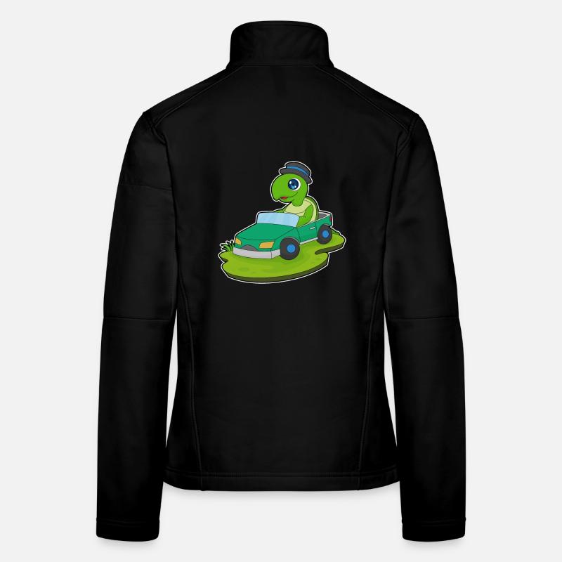 Schildkröte Auto Frauen Softshelljacke