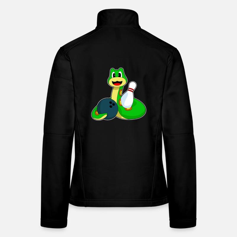 Boule de bowling Snake Bowling Veste en tissu softshell Femme