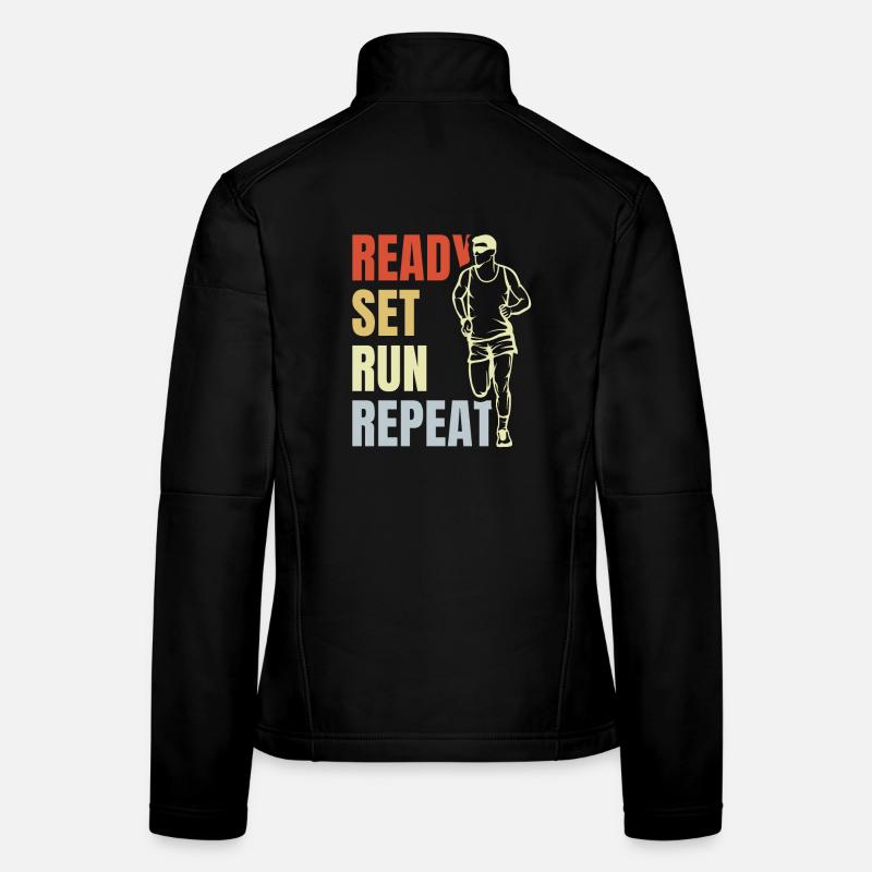 Répétition d’exécution prédéfinie Veste en tissu softshell Femme