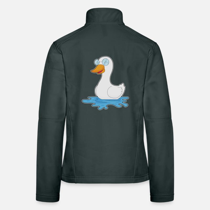 Lunettes de canard Veste en tissu softshell Femme