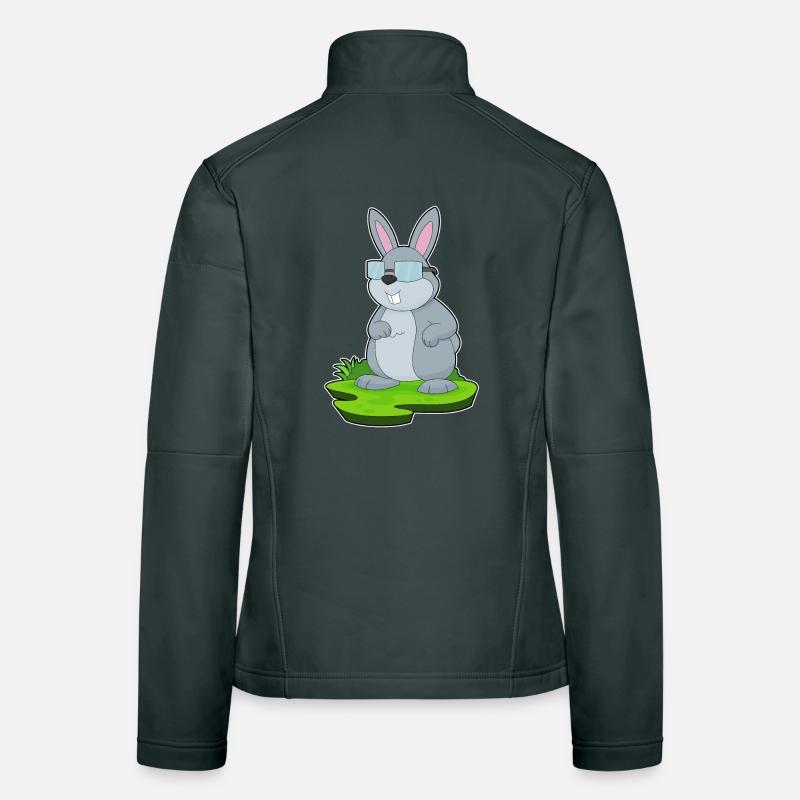 Rabbit Glasses Women's Softshell Jacket
